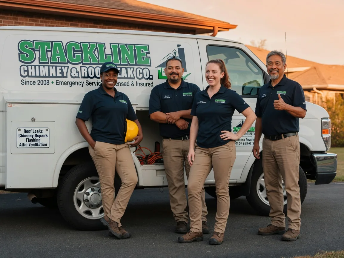 Chimney flashing repair company in Castalia, IA